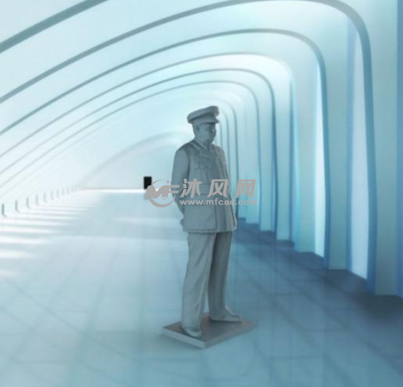 阿瑟·特拉弗斯·哈里斯雕塑效果图