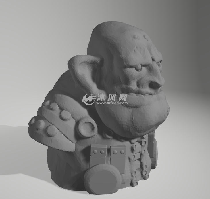 妖精垃圾商人轴测图