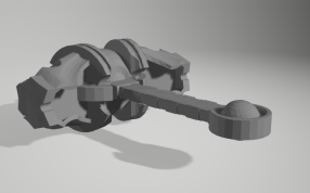 玩具锤子轴测图