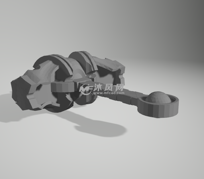 玩具锤子轴测图