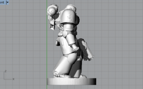 太空战士前视图