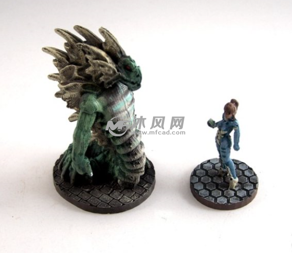 蜥蜴巨兽轴测图