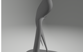 凤尾绿咬鹃侧视图