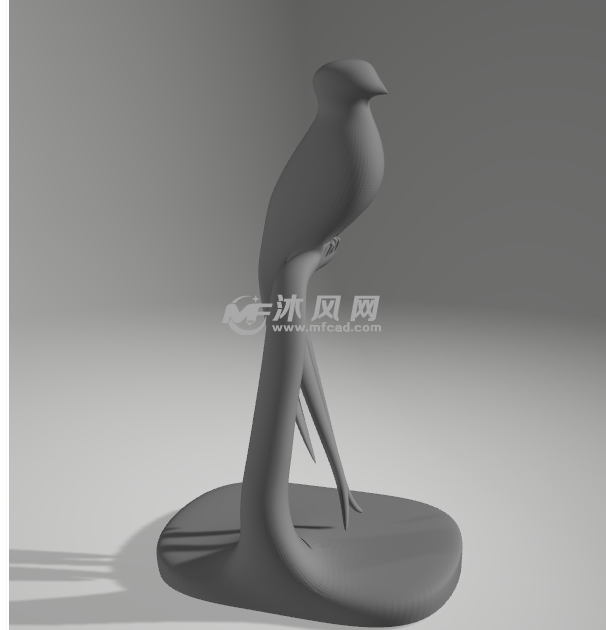 凤尾绿咬鹃侧视图