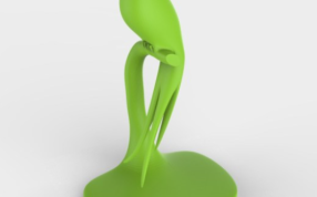 凤尾绿咬鹃模型