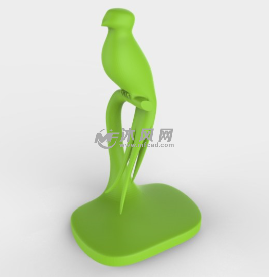 凤尾绿咬鹃模型