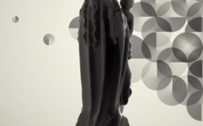 少女和婴儿后视图