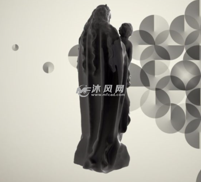 少女和婴儿后视图