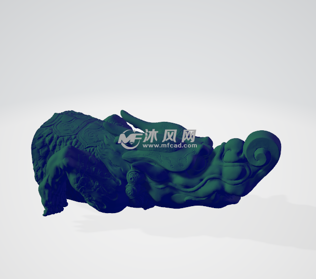 神兽的头像侧视图