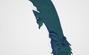 青龙偃月刀上色