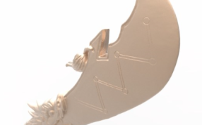 青龙偃月刀轴测图