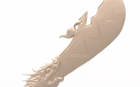 青龙偃月刀外形图