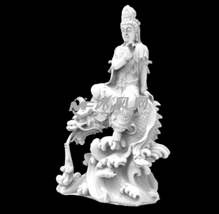 海兽上的观音 外形图