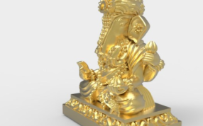 甘尼萨金像外形图