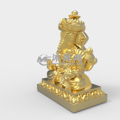 甘尼萨金像外形图