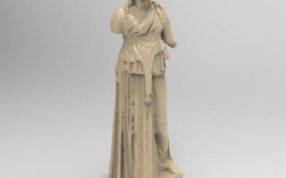 嘉士伯座神像轴测图