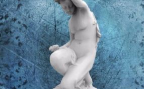 女子雕像雕塑轴测图