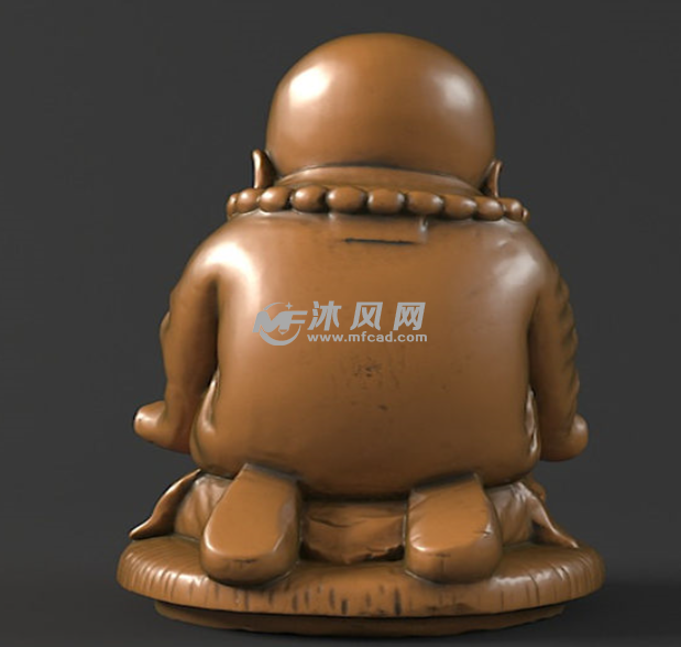 小和尚捧香后视图