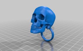 骷髅戒指模型