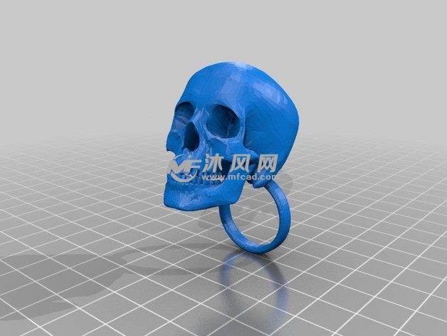 骷髅戒指模型