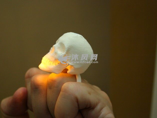 骷髅戒指效果图