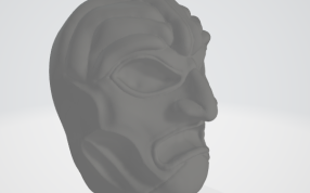 恶魔之王面具外形图