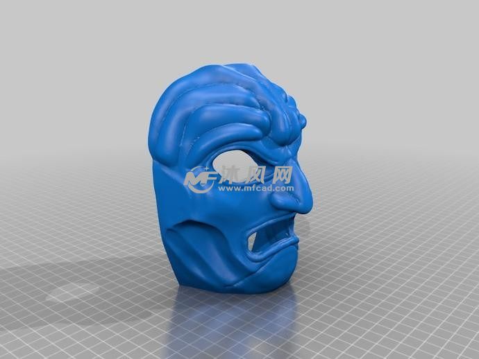 恶魔之王面具外形图