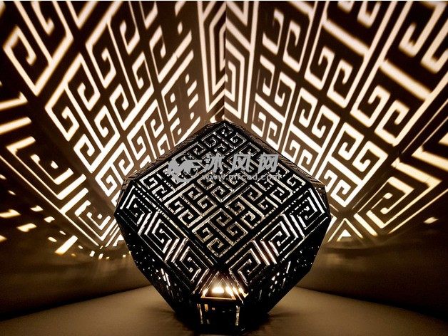 希腊曲流灯效果图