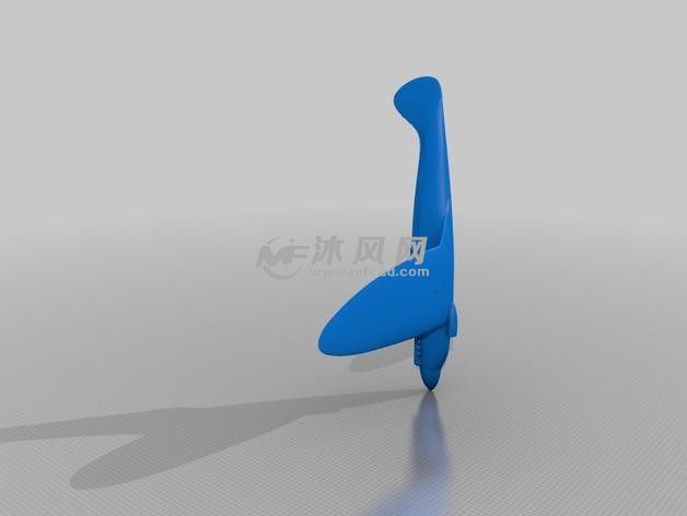 金属平面飞机侧视图