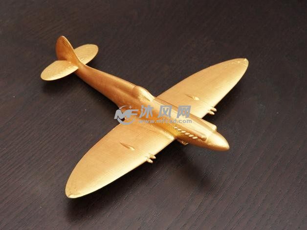 金属平面飞机效果图