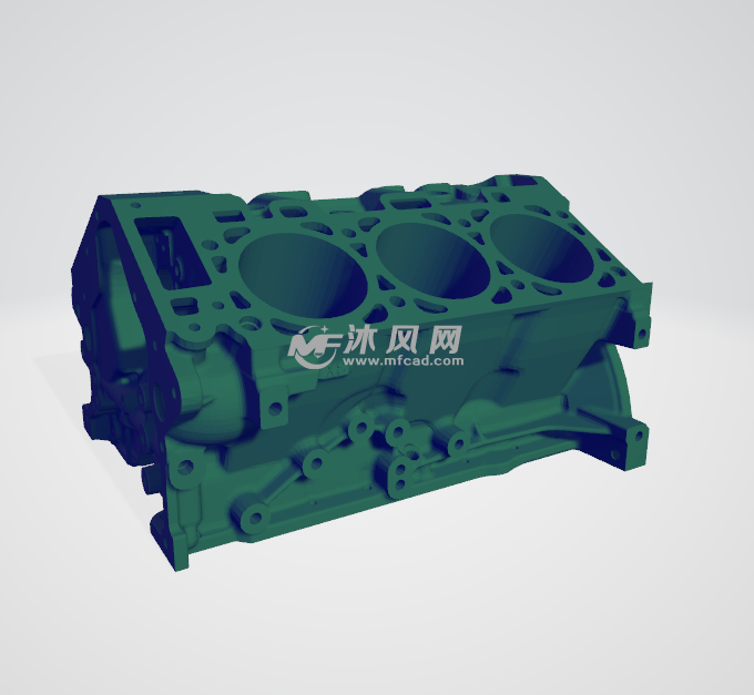 发动机缸体外形图