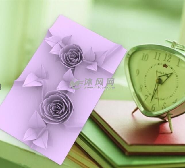 紫色妖姬花效果图