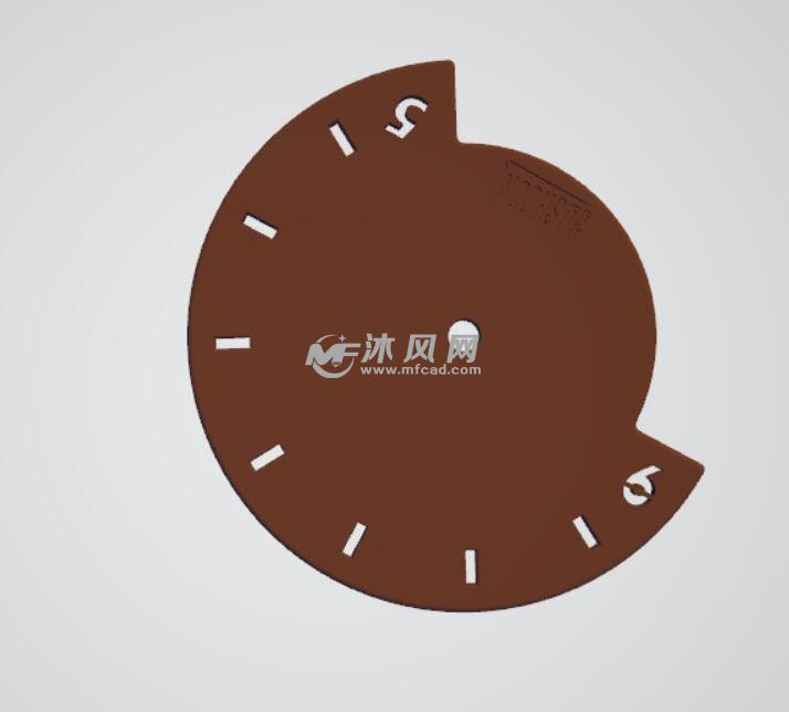 墙挂式时钟上色