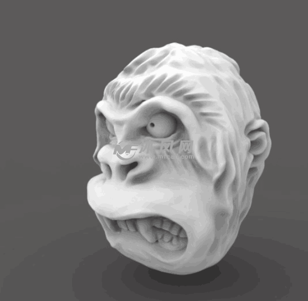 核雕的金刚猴头外形图