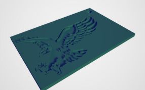 精致鹰牌外形图