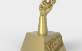 好声音奖杯轴测图