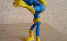 打印完成侧视图