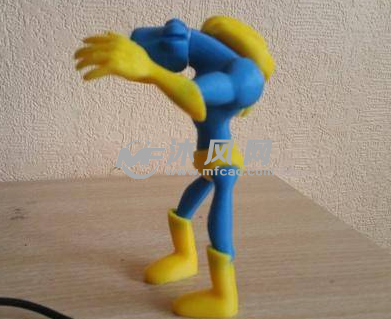 打印完成侧视图