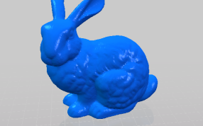 可爱的兔子设计打印模型