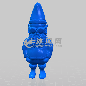 胡子爷爷正视图