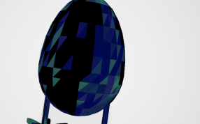 正视图呆萌姿势