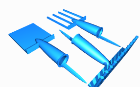 花艺工具三维图