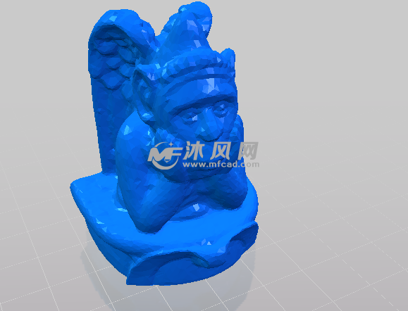 思考的石猴设计轴测图