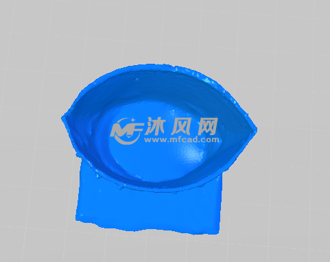 青铜钟的俯视图