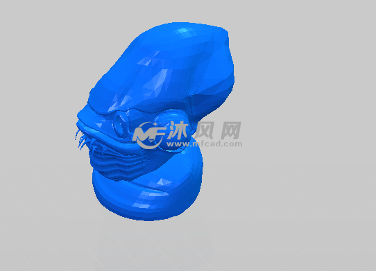 大嘴怪的轴测图