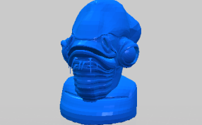 大嘴怪的正视图