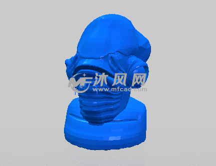 大嘴怪的正视图