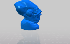 大嘴怪的侧视图