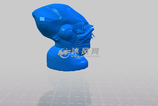 大嘴怪的侧视图