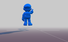 马里奥的后视图